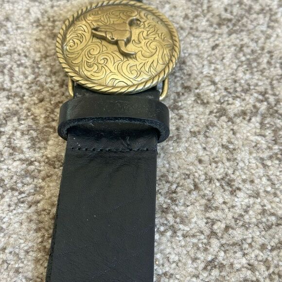 Avignon Leather Western Buckle Women’s Belt M - Picture 4 of 9